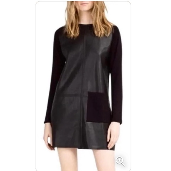 Zara | Dresses | Zara Black Long Sleeve 